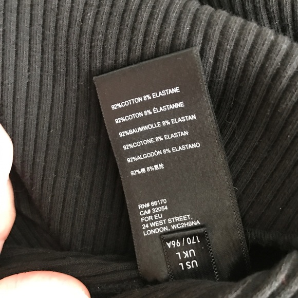 Urban outfitters shoulderless ribbed long sleeve top - Picture 5 of 5